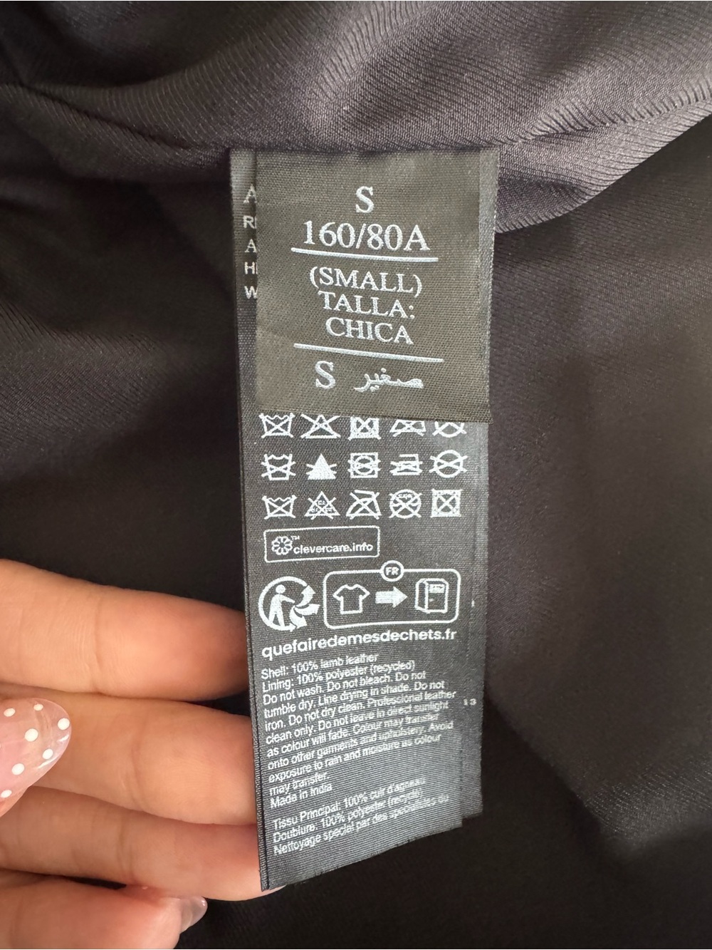 AllSaints Hendry Cropped Leather Trench—Small - Picture 9 of 9